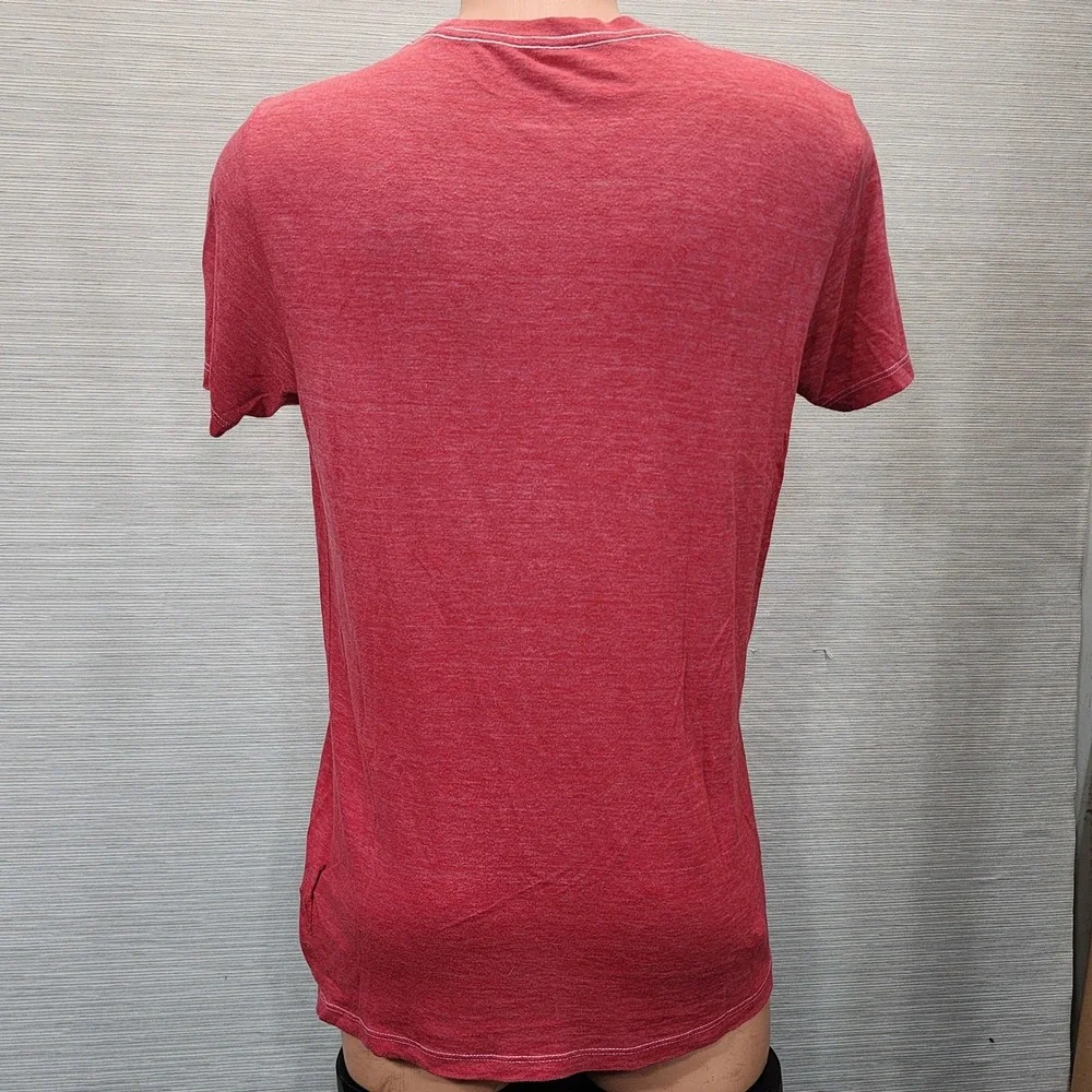 True Religion Sportswear California Graphic T-Shirt Mens Medium Red Heathered 33